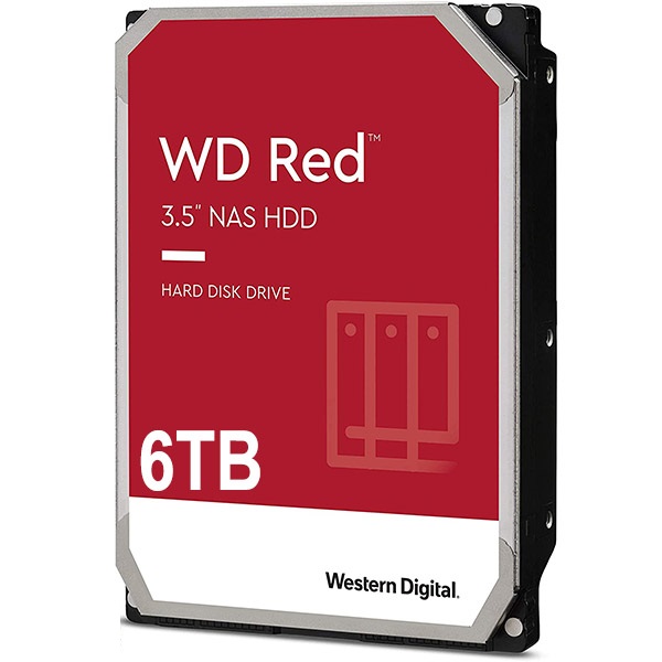 هارد اینترنال وسترن دیجیتال Red 6TB مدل WD60EFAX